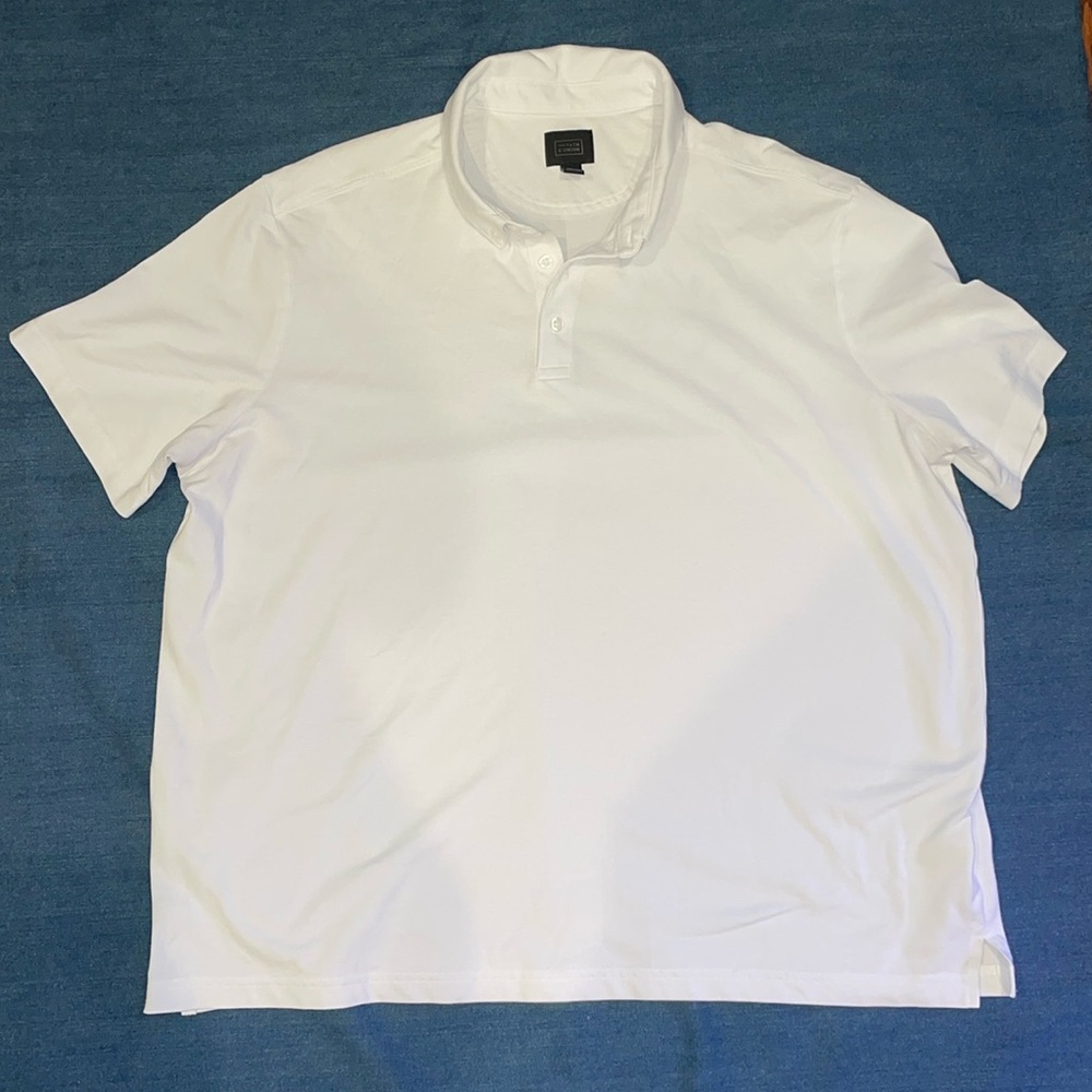 14th & Union white polo